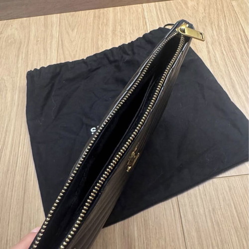 YSL clutch 25cm used, black