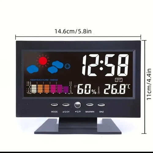 Weather Station new with color LCD screen and alarm function