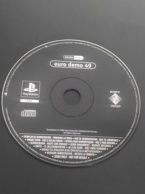 Playstation 1 demo CDs used, pack of 5