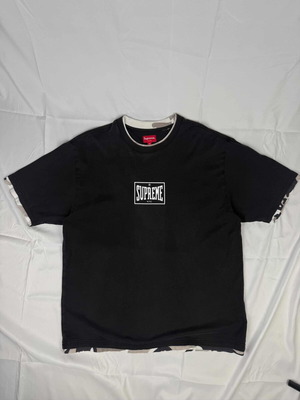 Supreme Camo Layered T-shirt like new, size M, black
