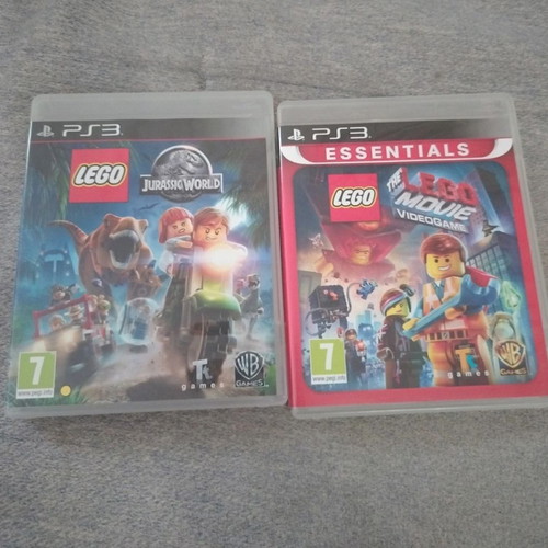 Lego Movie and Lego Jurassic World PS3 games