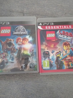 Lego Movie and Lego Jurassic World PS3 games