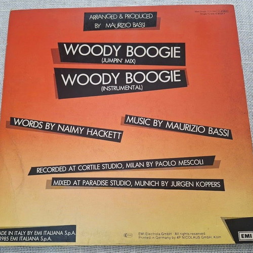 Baltimora Woody Boogie (Jumping Mix) 12' μεταχειρισμένο