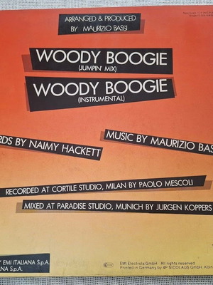 Baltimora Woody Boogie (Jumping Mix) 12' μεταχειρισμένο