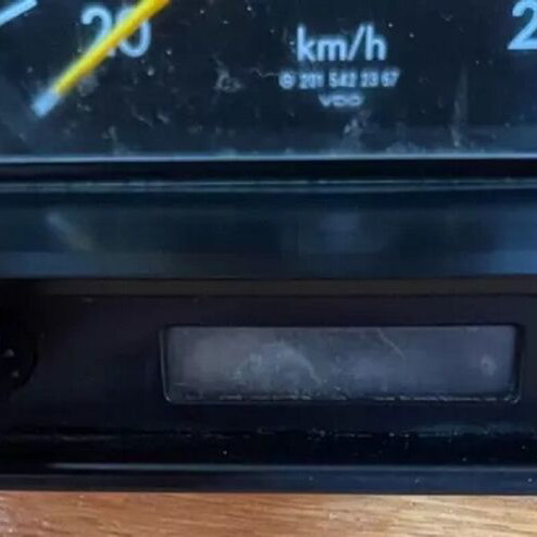 Mercedes 190 W201 instrument cluster used, minor defect