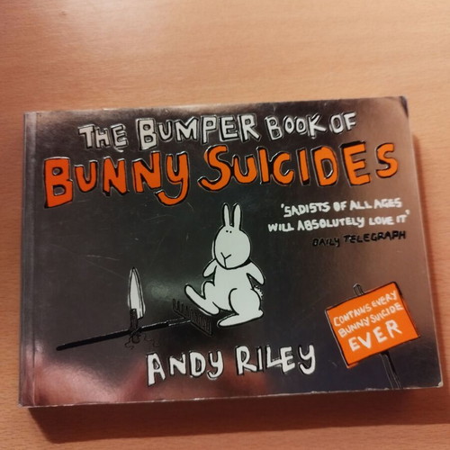 Comic The Bumper Book of Bunny Suicides like new, satirical comic with bunnies