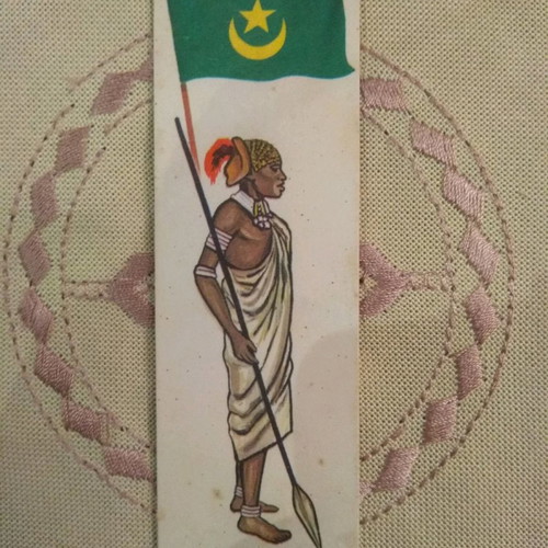 Melo Ethnic Costumes Card No76 used, Mauritania