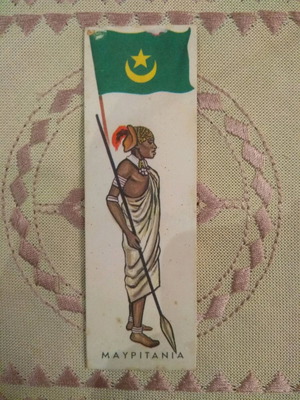 Melo Ethnic Costumes Card No76 used, Mauritania