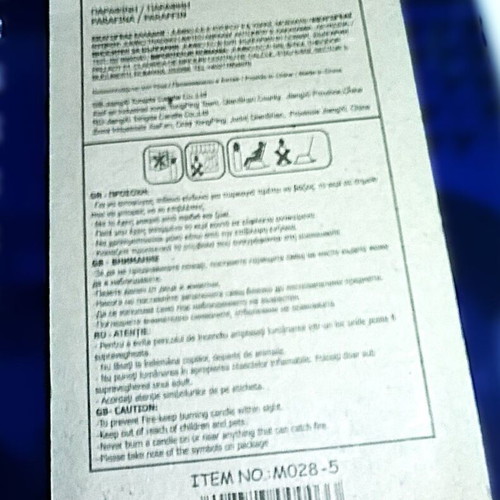 Numeral candle number 5 new, sealed