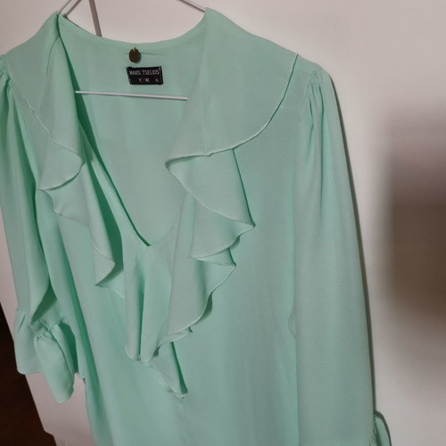 Makis Tselios blouse new, size XL, pistachio color