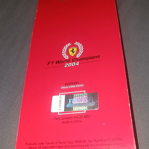 Formula1 Ferrari keychain new, sealed packaging