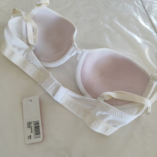Belinda Vintage Women's Bra Size 75C White New