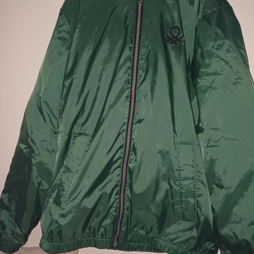 Benetton jacket for girl 10-11 years like new, green