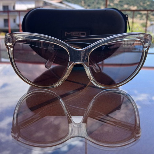 Med Y2K sunglasses like new, gray