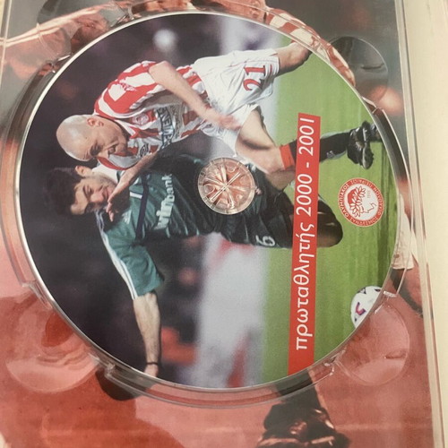 Olympiakos 7 DVD genuine collectibles like new