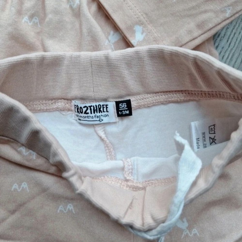 Zero2Three 2-Piece Baby Set, size 56, pink