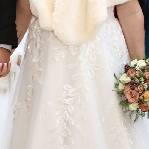 Wedding dress handmade Large/Xlarge used by Christina Andrioti