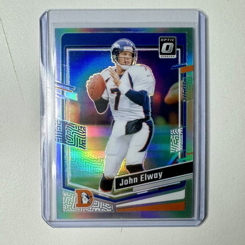 2023 Panini Donruss Optic Football John Elway Silver Holo Prizm #55 Broncos new