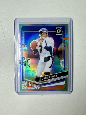 2023 Panini Donruss Optic Football John Elway Silver Holo Prizm #55 Broncos new