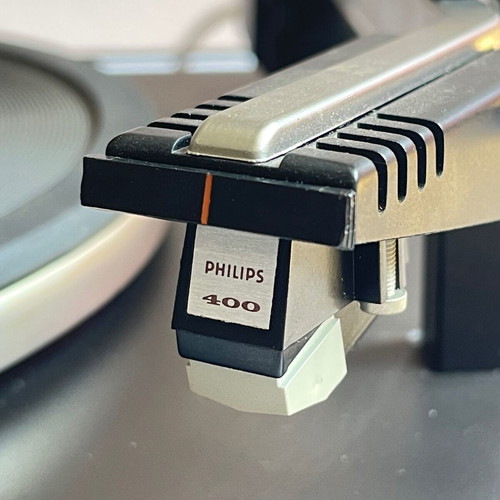 Philips 22GA227/05 vintage turntable used with original Philips 400 cartridge