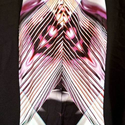 Sarah Lawrence dress with Art Deco pattern like new, multicolor
