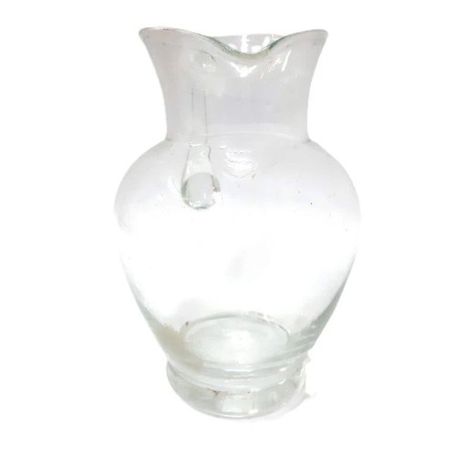 Vintage glass pitcher like new, transparent