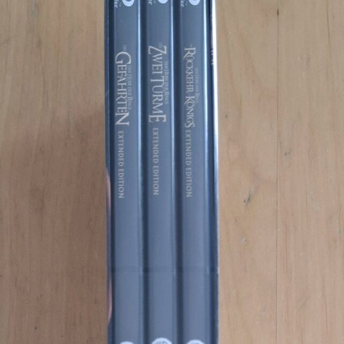 The Lord of the Rings Trilogy Remastered Extended Editions 6x Blu-ray with Greek subtitles new