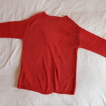 Zara knitted spring sweater for girls 11-12 years new, red
