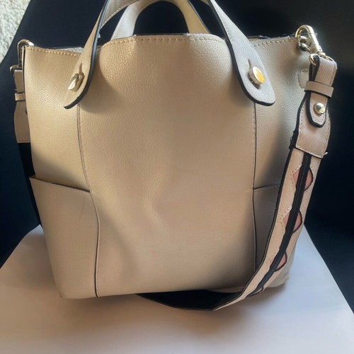Zara Basic Collection Shoulder Bag used, white