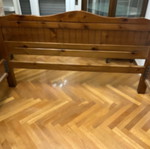 Wooden bed used for 190x130 cm mattress