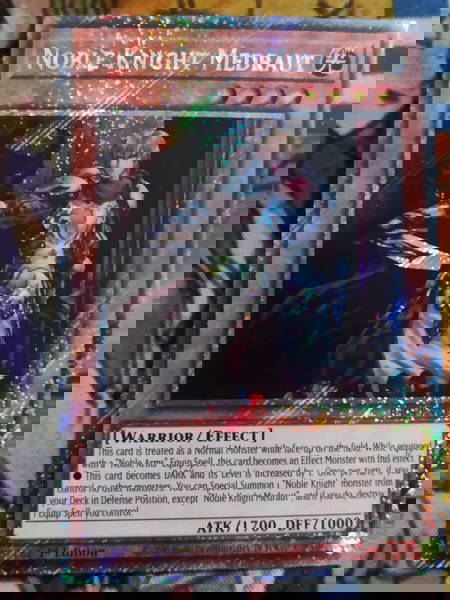1) Noble Night Medraut (Platinum Secret Rare, Yugioh)