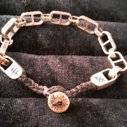 Silver bracelet 950 handmade Babylonia like new, length 19.5