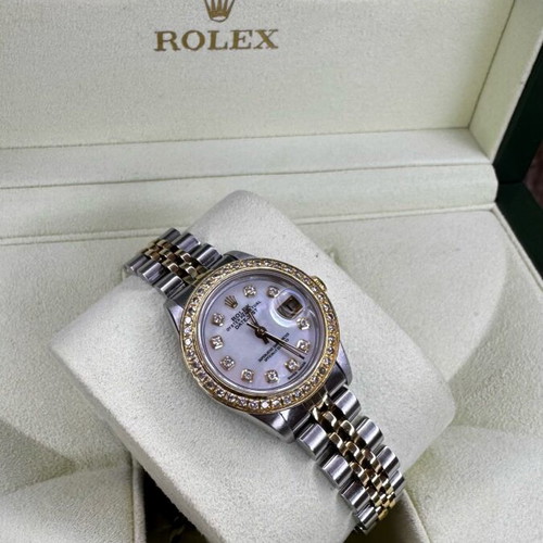 Rolex Datejust 26mm with diamond dial and bezel like new