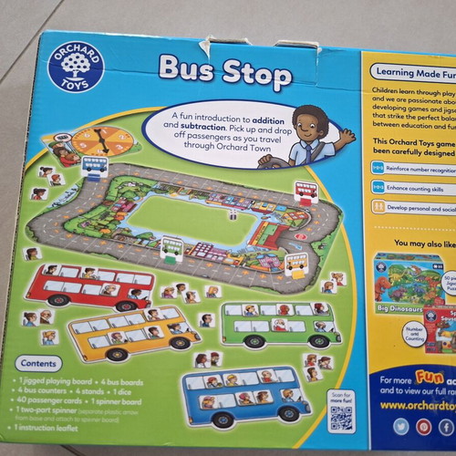 Bus Stop Orchard Games educational addition and subtraction