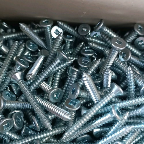 Self-tapping screws new 1000 pcs 4.8x38 galvanized square head