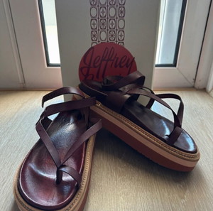 Jeffrey Campbell Estrella Sandals size EU 39 brown/leather