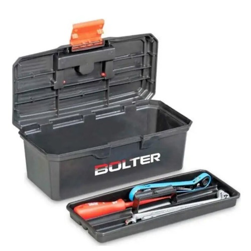 Plastic toolbox 16" new with removable tray