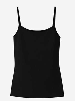 Women's Black Cotton Tank Top New