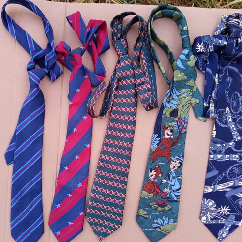 Ties used, pack of 5 with beautiful color combinations