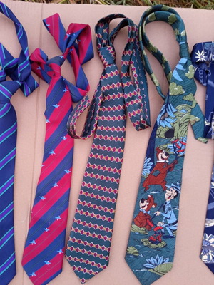 Ties used, pack of 5 with beautiful color combinations