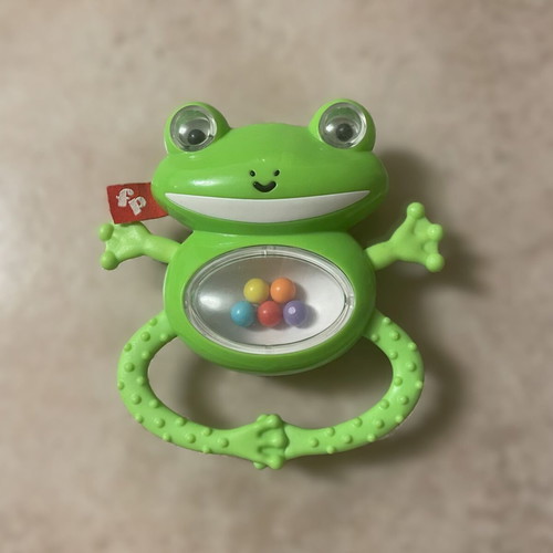 Fisher Price Frog Rattle used