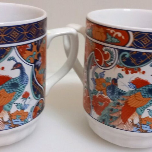 Apulum porcelain mugs like new, set of 2