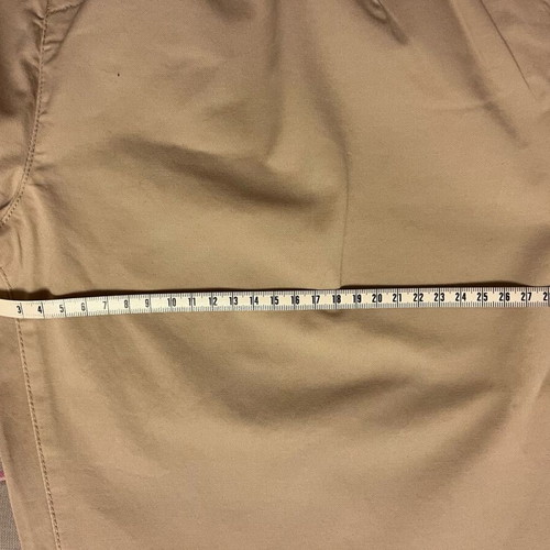 Beige cotton pants Only with pleats used, size S