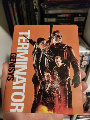 Terminator Genisys Rare Orange Steelbook Blu-Ray like new