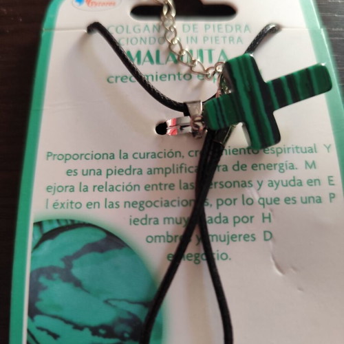 Cross with strap new in black and green color