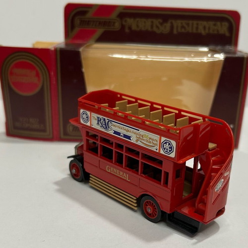 Matchbox 1984 Models of Yesteryear Y-23 1922 A.E.C. Omnibus used