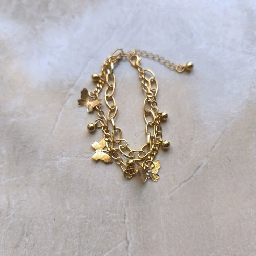 Women's bracelet gold stainless steel new