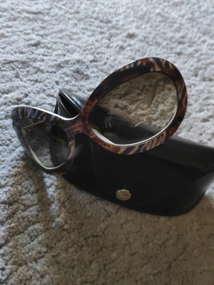 Salvatore Ferragamo sunglasses used, brown