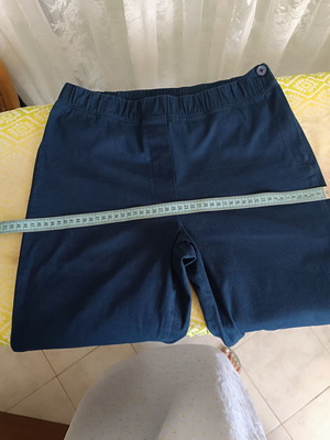 Pants slim fit, like new, blue cotton, size M 38 10