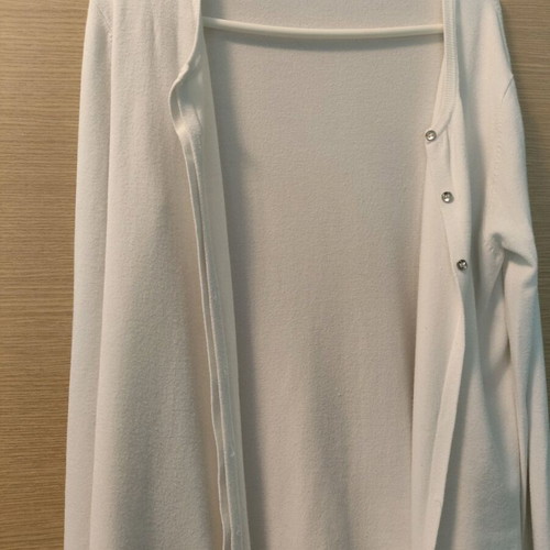 White Zara cardigan large like new